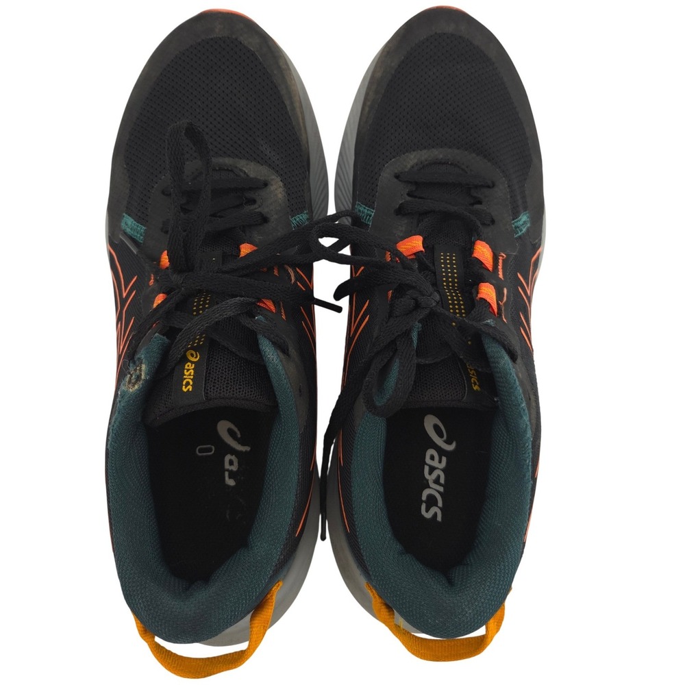 ASICS Gel Excite Trail 2 Sneakers Mens 8 Black Orange Running Shoes 1011B594 - Picture 10 of 11
